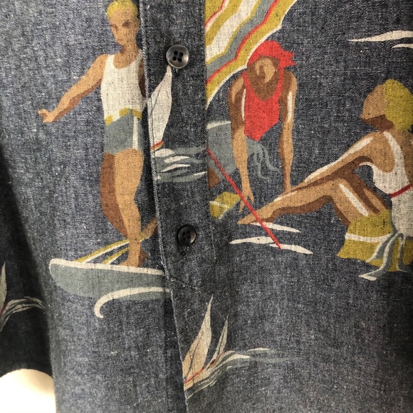 SHADES OF GREY Water Boarding Sailing Button Shirt - Picture 5 of 6